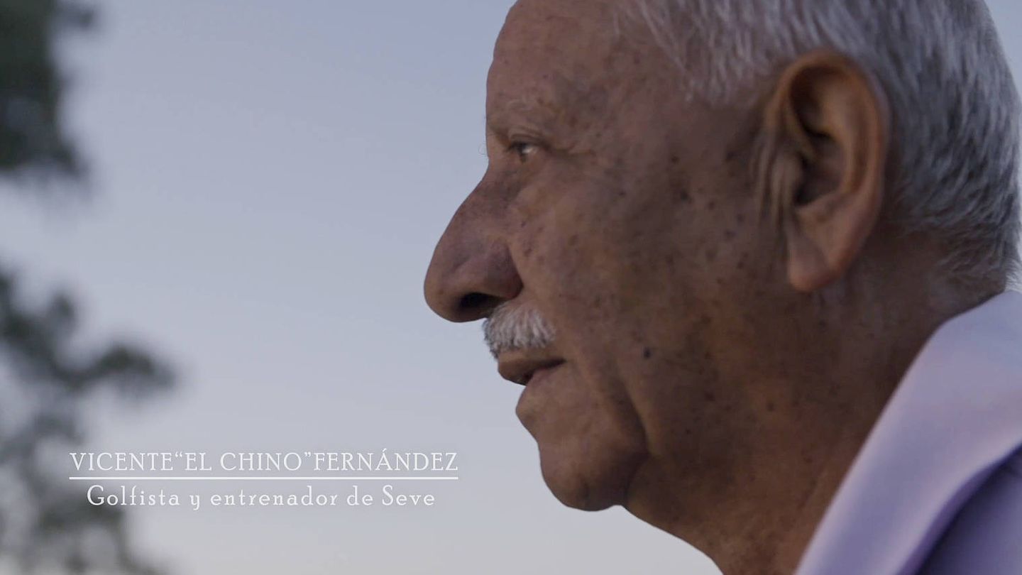 Vicente 'El Chino' Fernández, entrenador de Seve. (Amazon)
