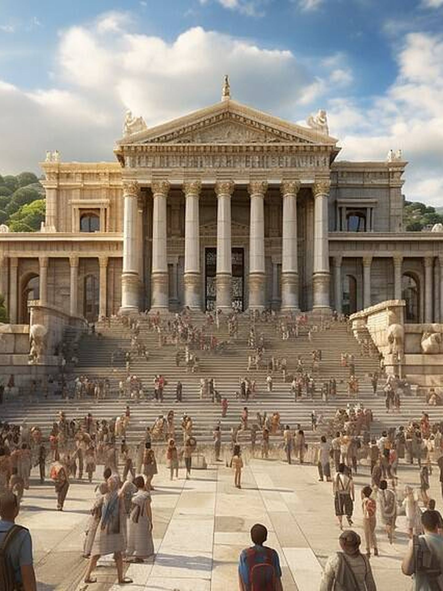 Templo de Artemisa. (Midjourney/Daily Mail)