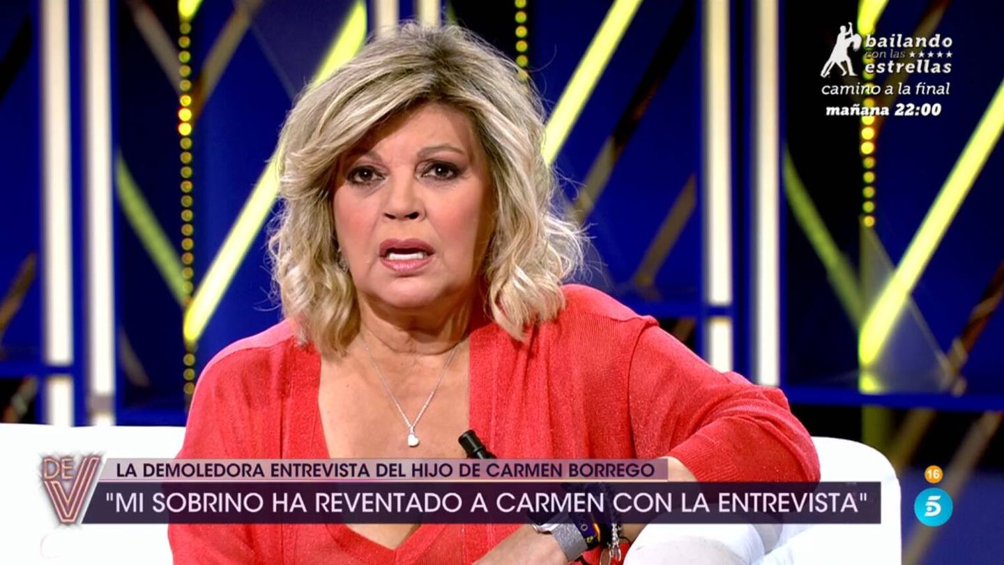 Terelu Campos, entrevistada en '¡De viernes!'. (Mediaset)