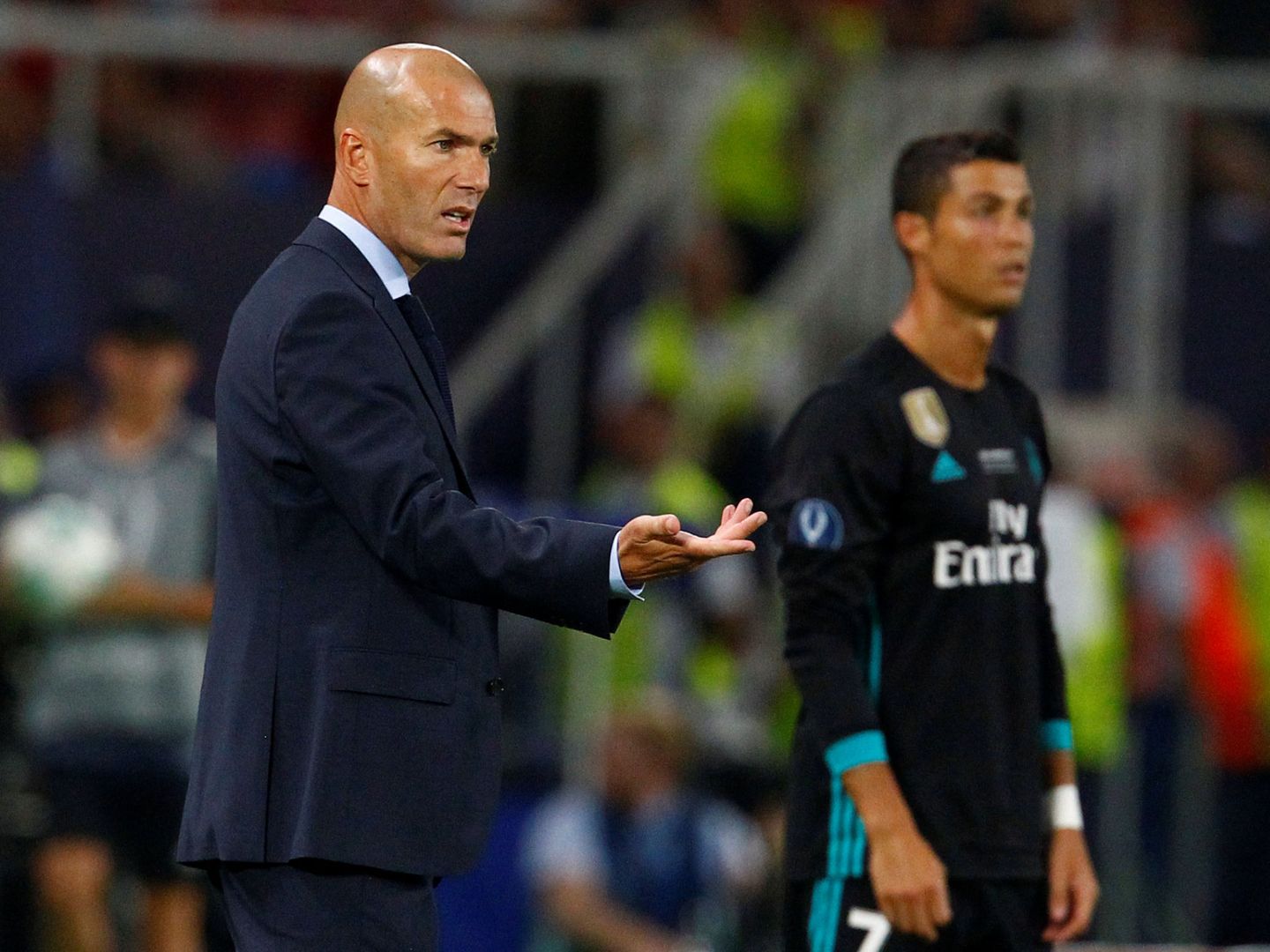 Zidane convenció a Cristiano Ronaldo de que debe dosificarse. (Reuters) 