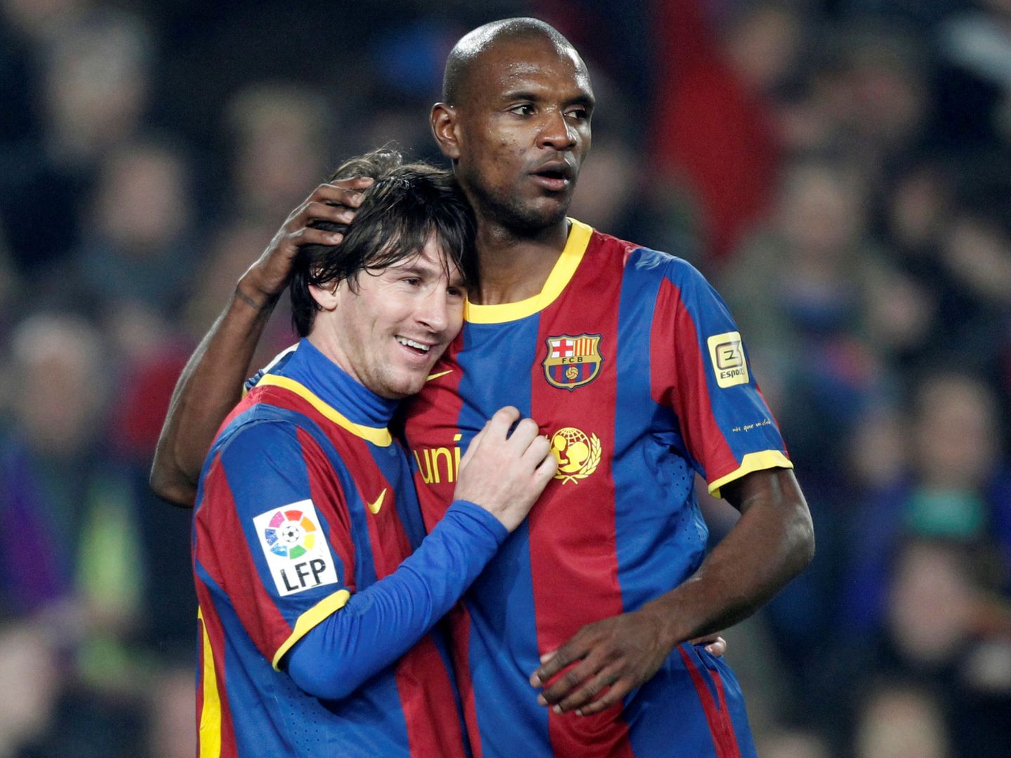 Messi y Abidal compartieron vestuario en los primeros años de carrera del argentino. (Reuters)