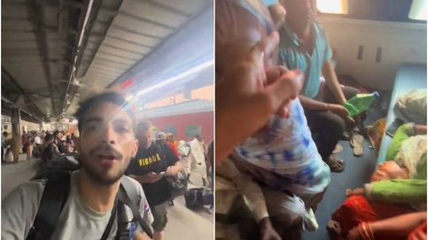 Noticia de La surrealista situación de un español de viaje en la India en tren: 