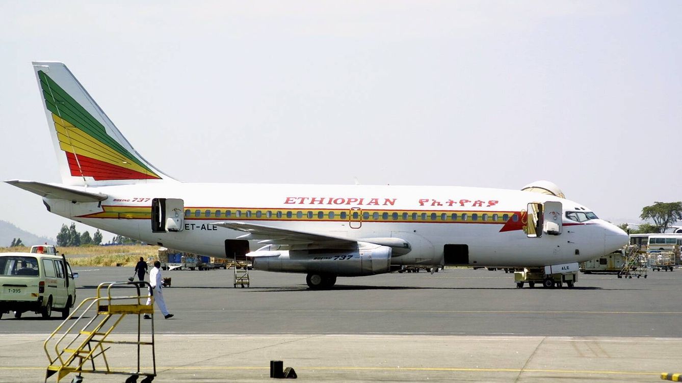 Foto: Boeing 737-200 de Ethiopian Airlines. (Wikimedia/Raimund Stehmann)