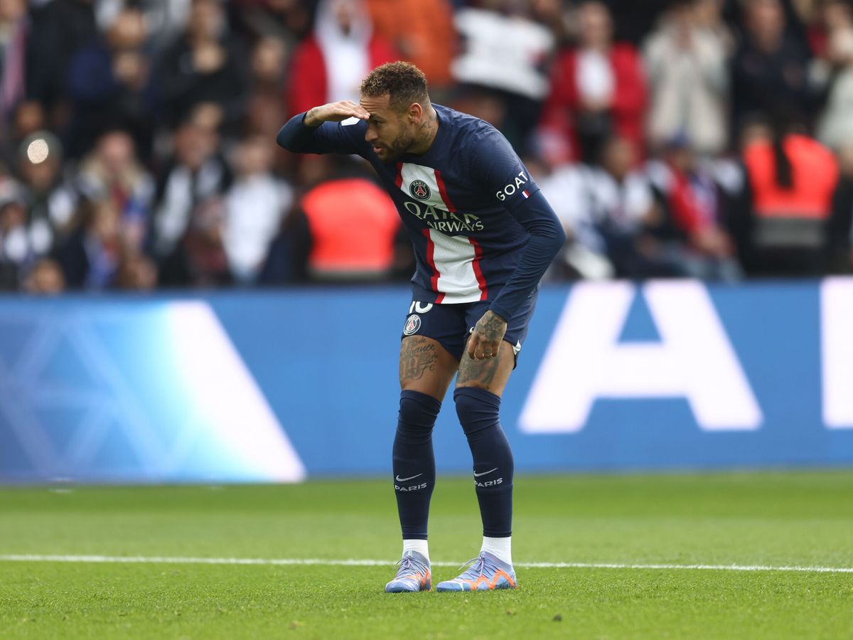 Foto: Neymar, durante el partido del PSG frente al Lille. (EFE/EPA/Mohammed Badra).