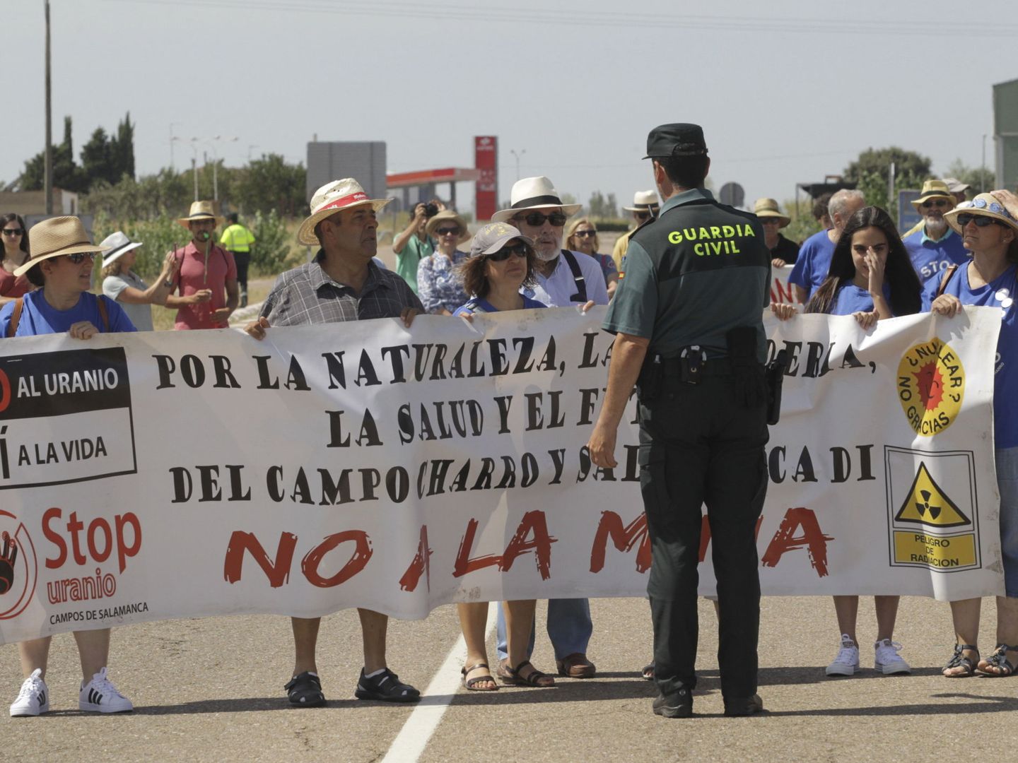 Protestas contra la mina de uranio de Salamanca (EFE)