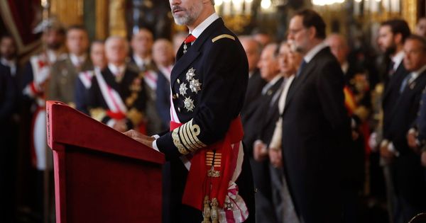 Foto: Felipe VI durante su discurso en la Pascua Militar. (EFE)