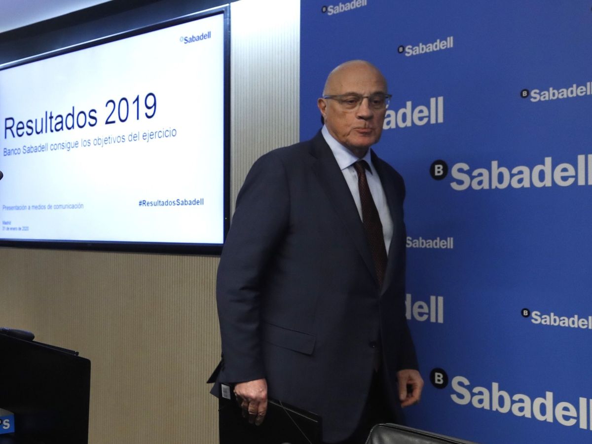 Foto: Josep Oliu, presidente de Banco Sabadell. (EFE)