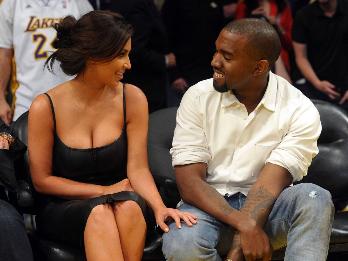 Foto:  Kim Kardashian y Kanye West. (Getty)