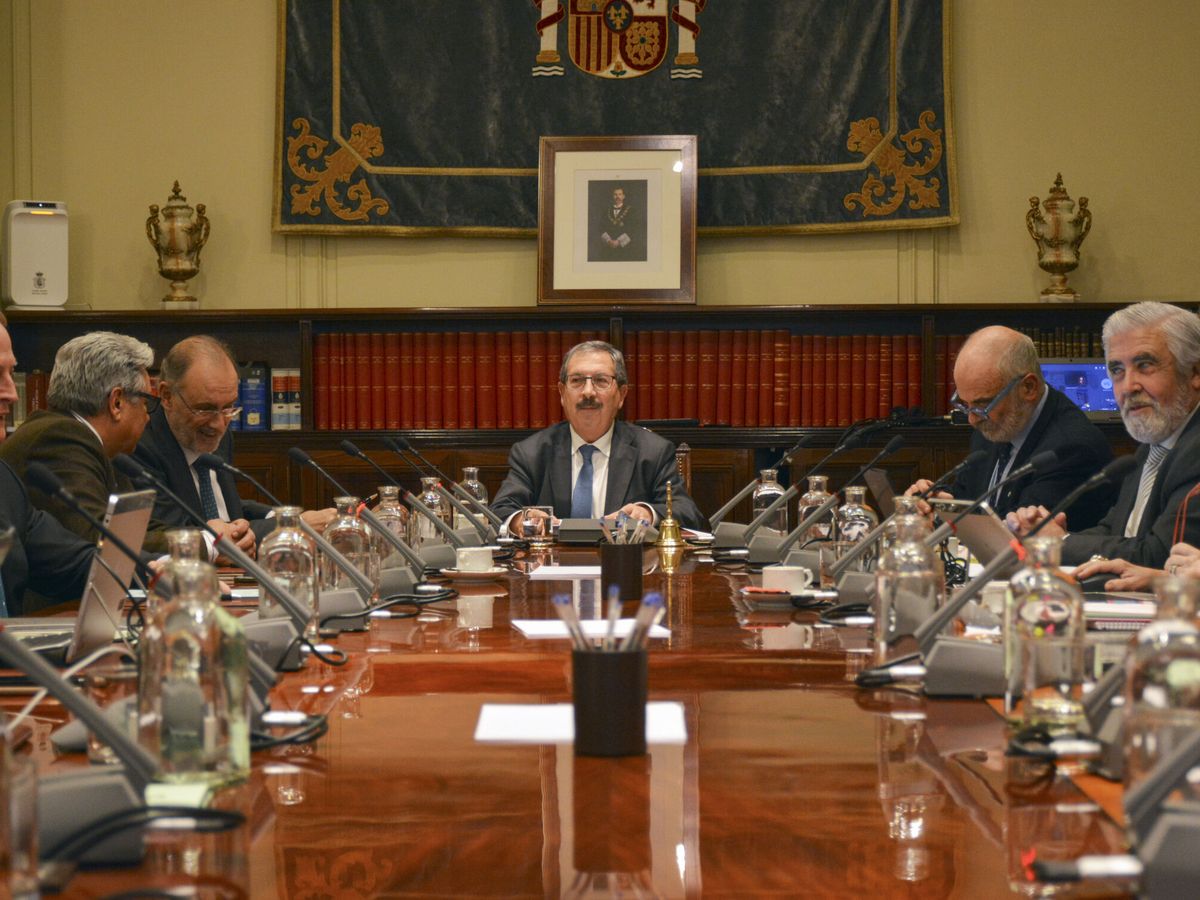 Foto: Pleno del Consejo General del Poder Judicial. (EFE/CGPJ)