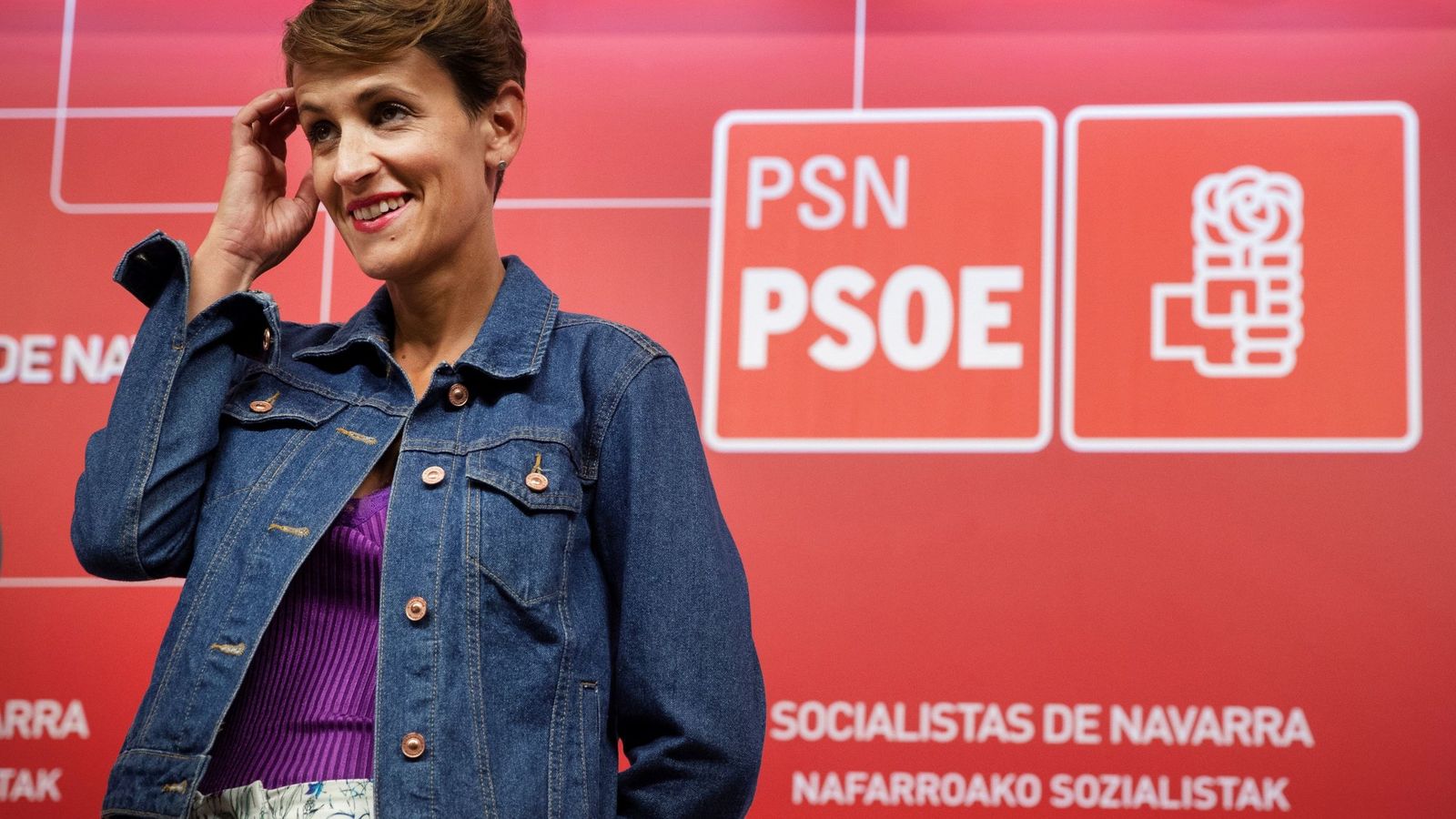 Foto: La secretaria general del PSN y candidata a presidir Navarra, María Chivite. (EFE)