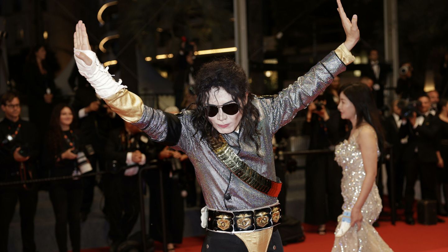 Michael Jackson en el festival de Cannes (EFE)
