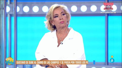 Estoy hartísima: el bofetón sin manos de Carmen Borrego a Gustavo en Telecinco