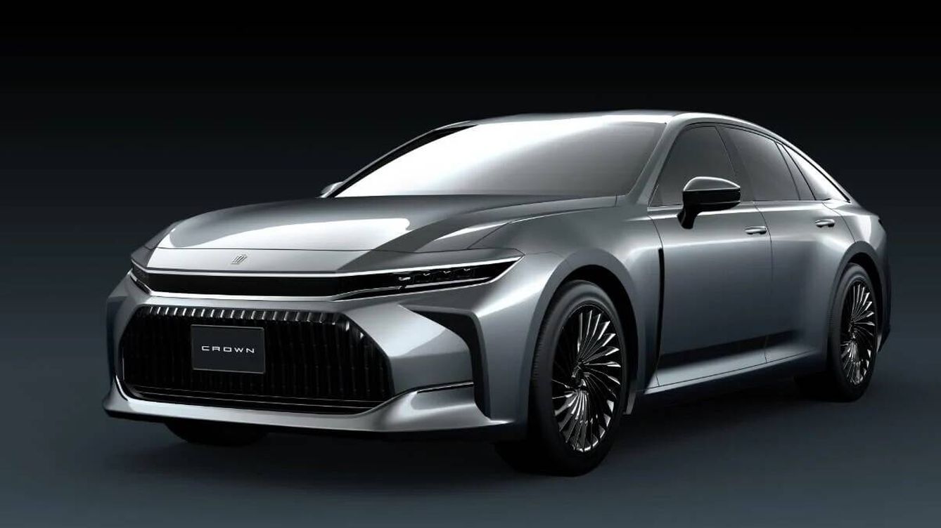 Foto: El Crown será el segundo modelo de coche eléctrico del fabricante japonés. (Toyota)
