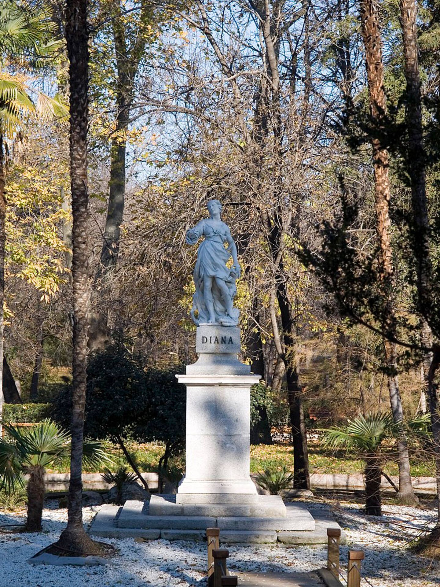 La estatua de Diana. (Biblioteca digital memoria de Madrid)