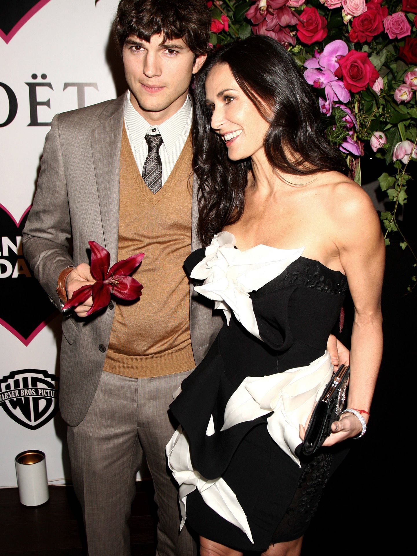 Ashton y Demi, en una imagen de 2010. (Getty)