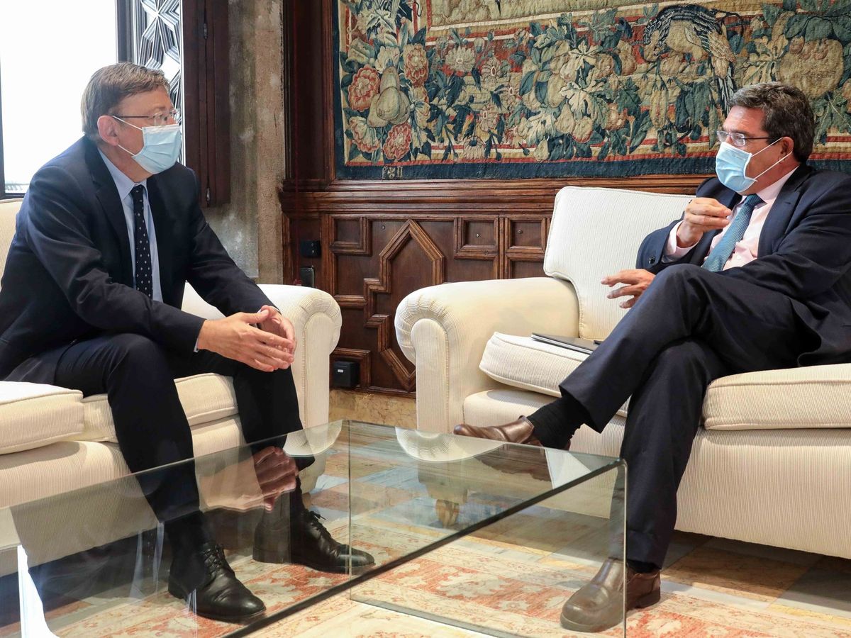 Foto: Ximo Puig y Escrivá, en uno de sus encuentros bilaterales. (EFE)