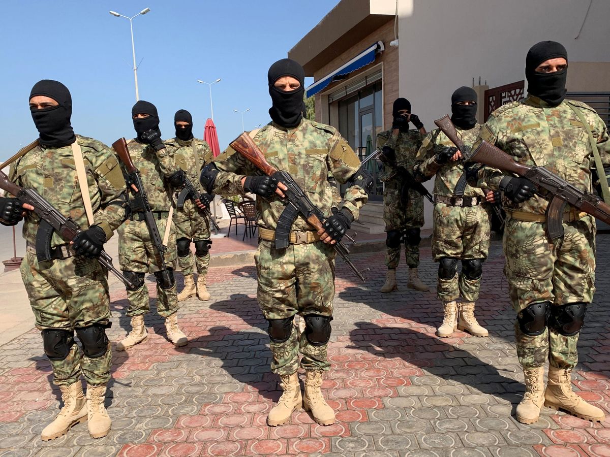 Foto: Miembros de la guardia petrolera en Trípoli, Libia. (Reuters)