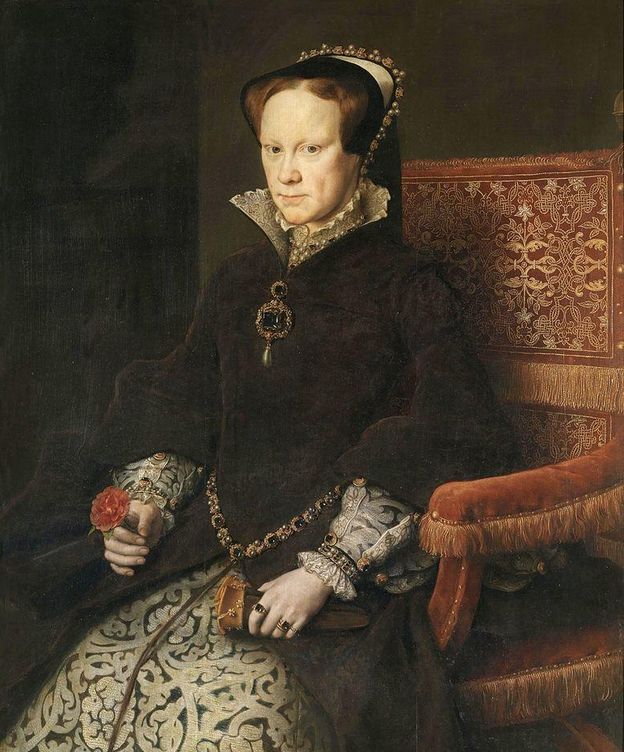 Foto: La reina María Tudor, por Antonio Moro. 1554.
