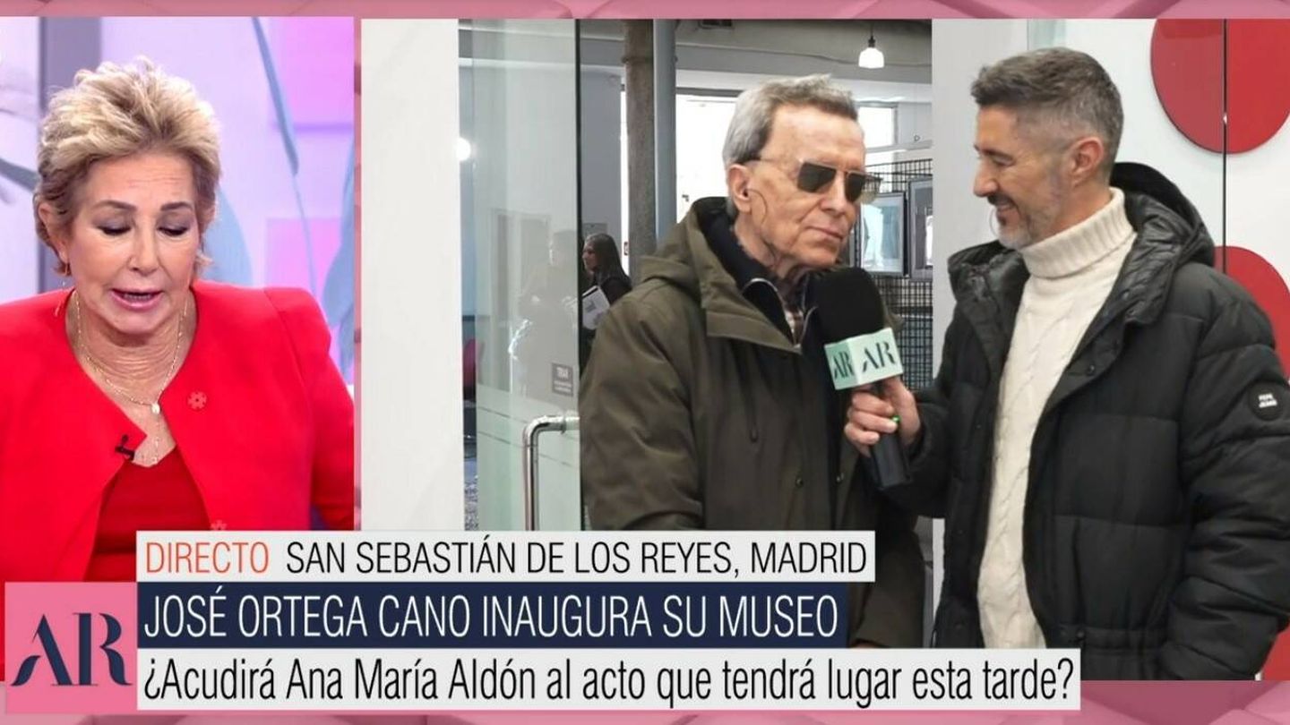 Ana Rosa habla con José Ortega Cano en 'AR'. (Mediaset España)