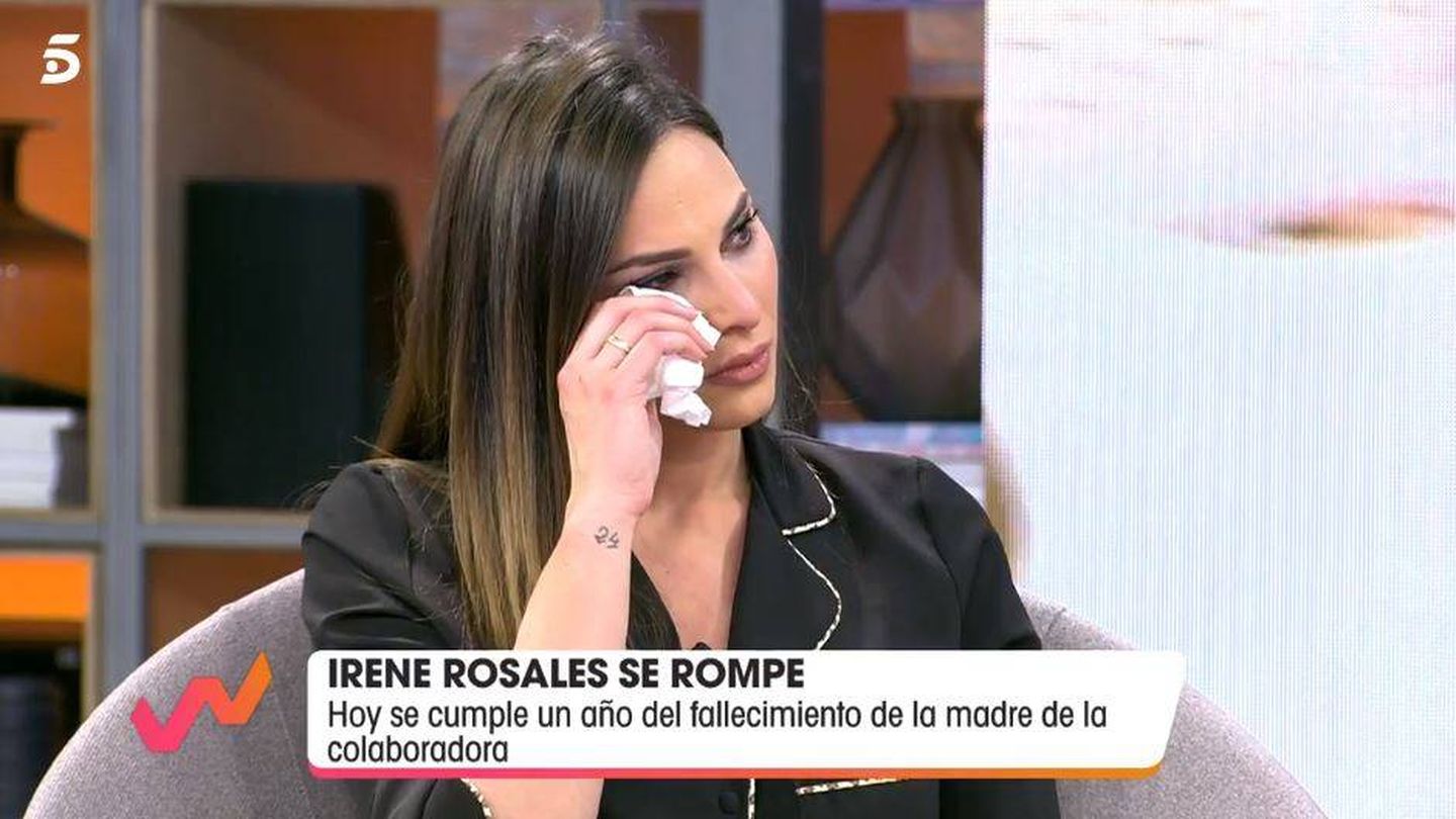 Irene Rosales, en 'Viva la vida'. (Mediaset España)