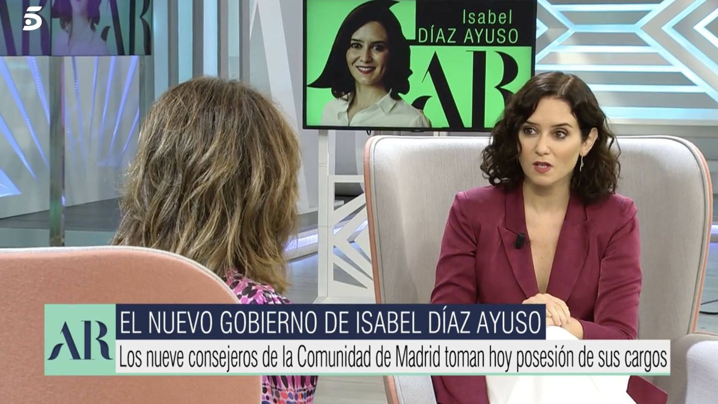 Isabel Díaz Ayuso. (Mediaset)