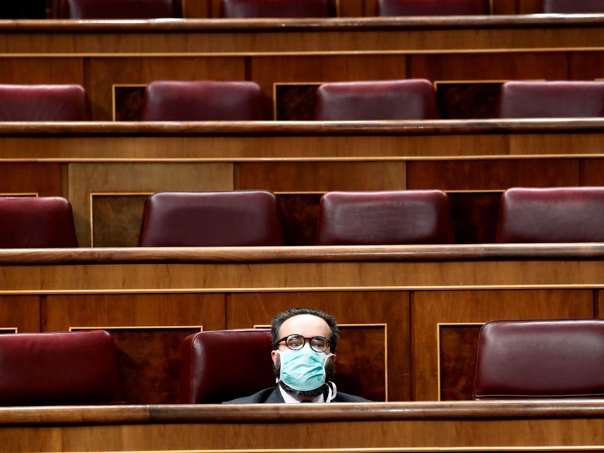 Foto: El diputado de Vox, José María Sánchez García, en el Pleno del Congreso de la pasada semana. Foto: Reuters