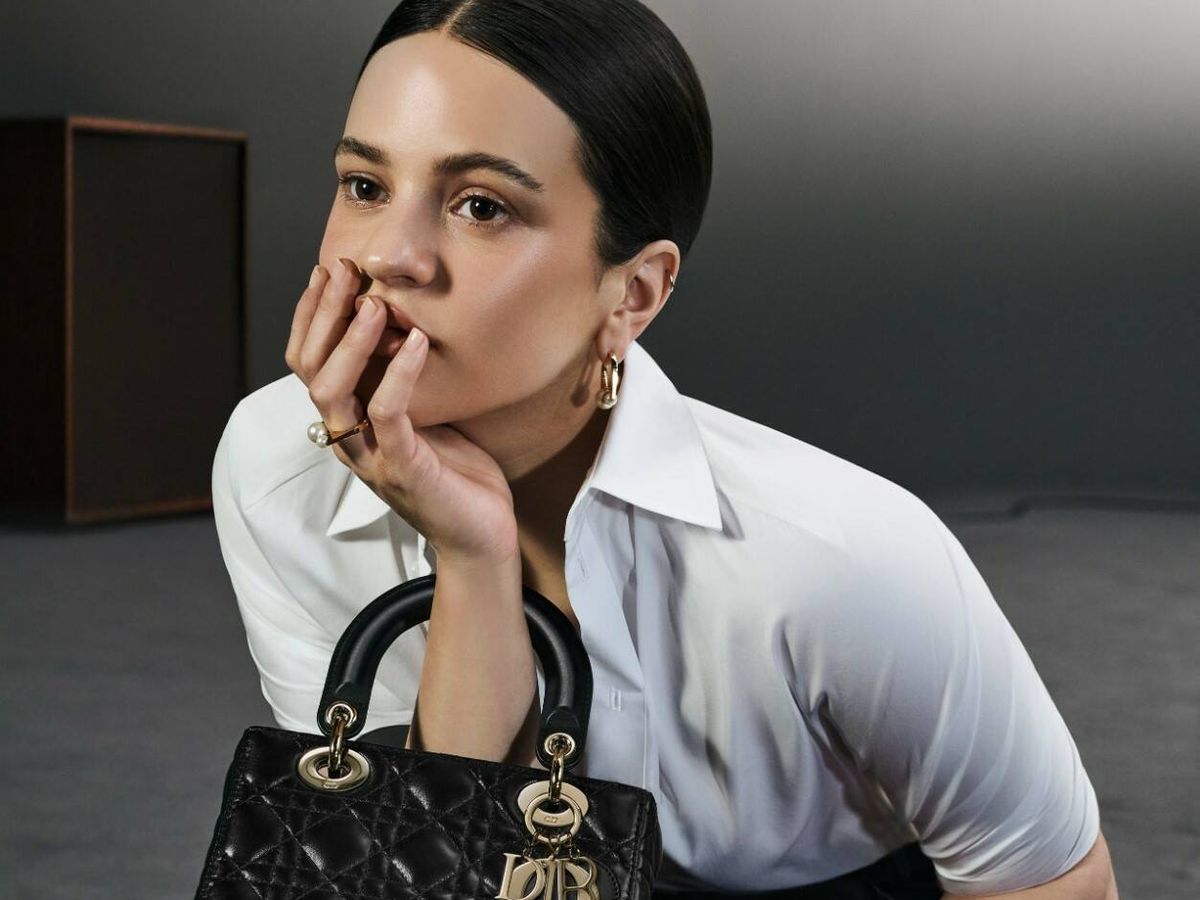 Foto: Rosalía, en una imagen promocional de Dior. (Cortesía)