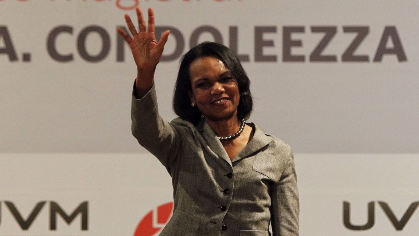 Condolezza Rice, politóloga y diplomática estadounidense, que sirvió como la 66ª secretaria de Estado de Estados Unidos. (EFE)