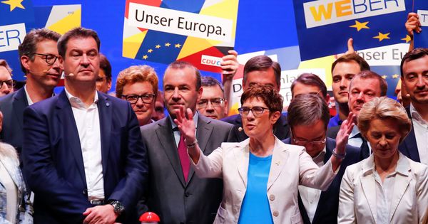Foto: Campaña de la CDU para las elecciones europeas. (Reuters)