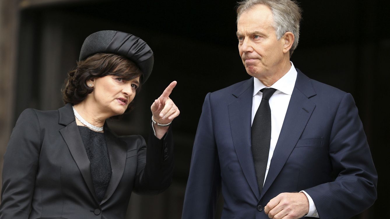 Foto: El ex primer ministro Tony Blair y su esposa Cherie (Gtres)