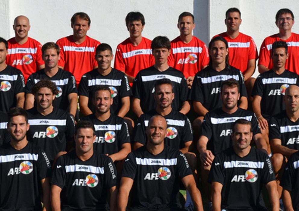 Foto: La Selección de la AFE que fue campeona en el Torneo Europeo FIFPro 2013 (AFE).