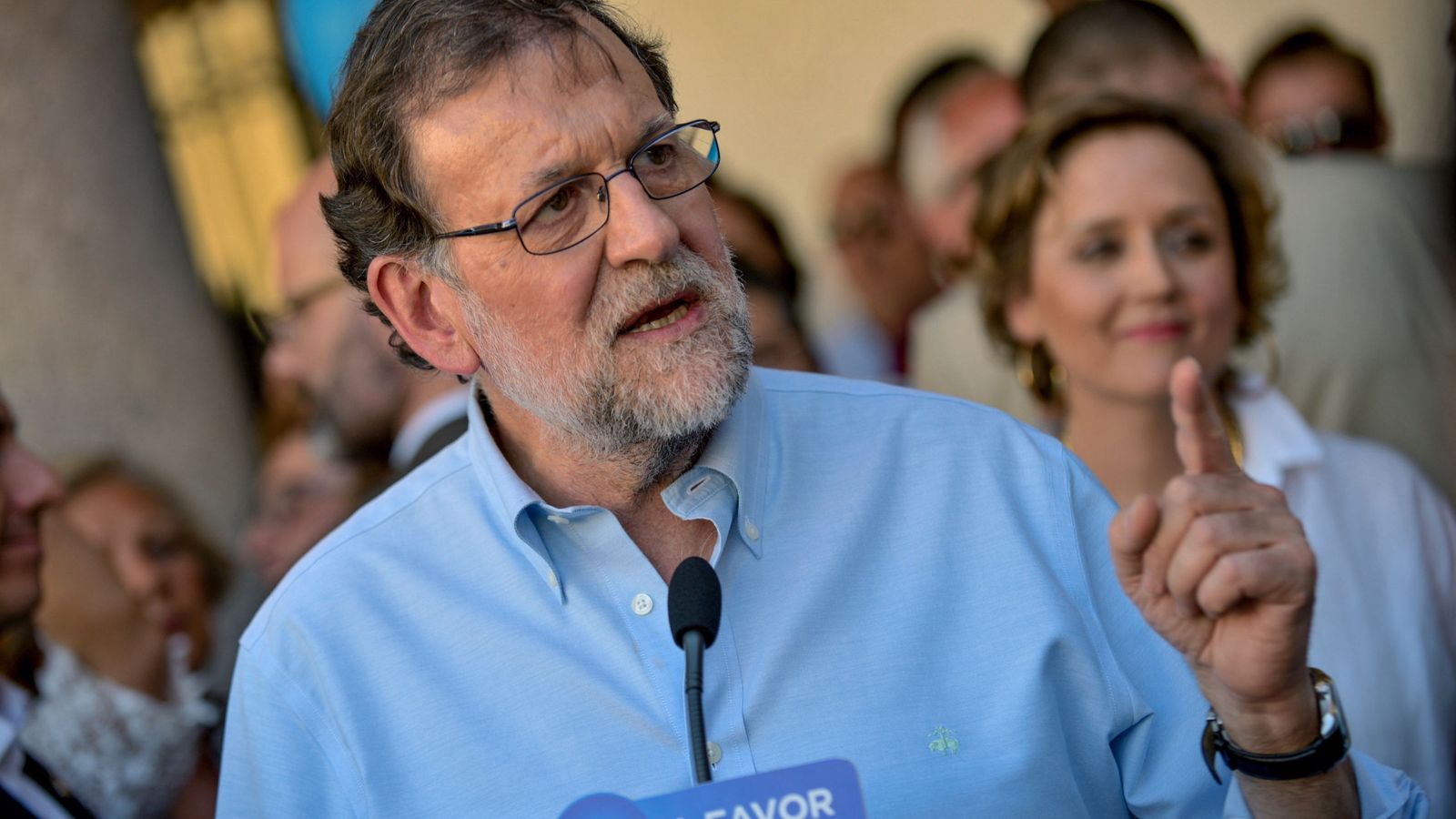 Foto: Rajoy en campaña (EFE)