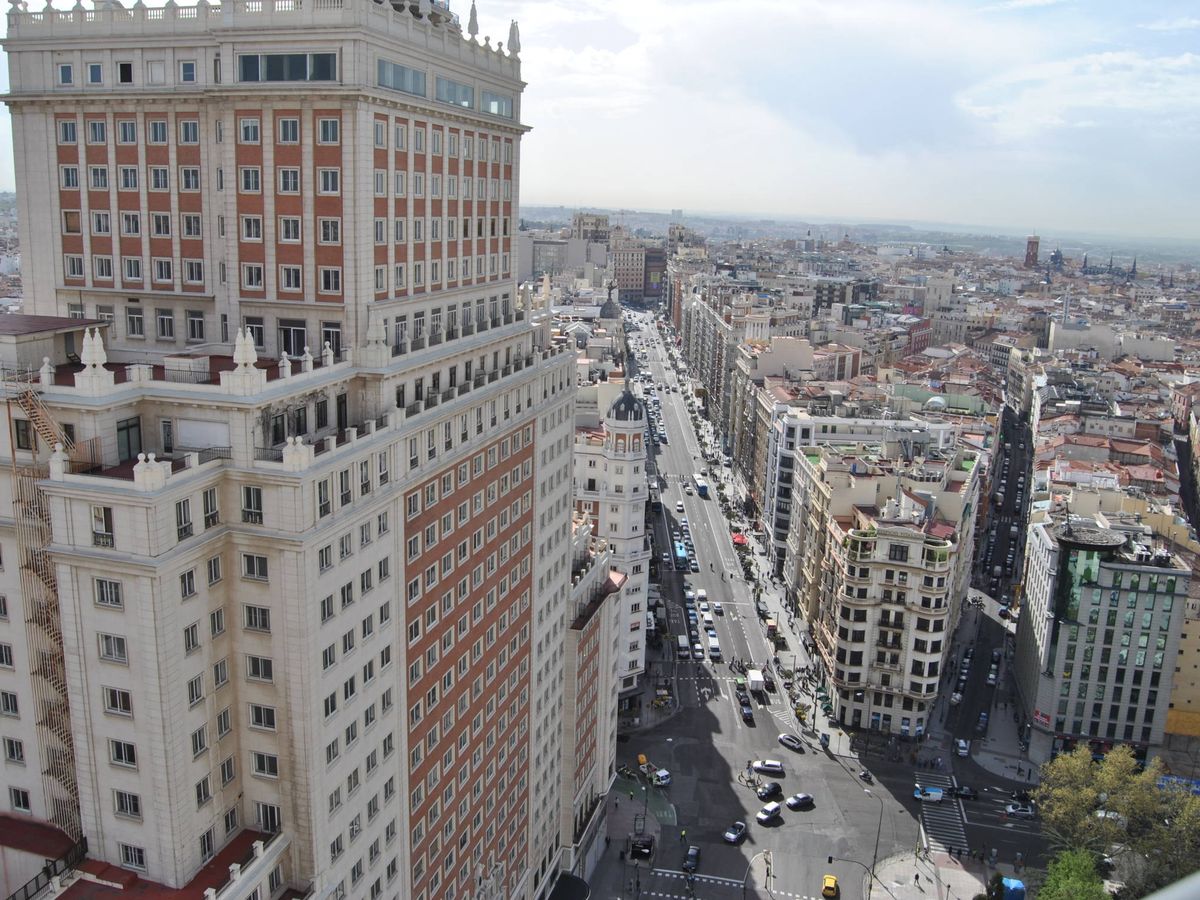 Foto: Vista aérea de Gran Vía. (Foto: E. Sanz)