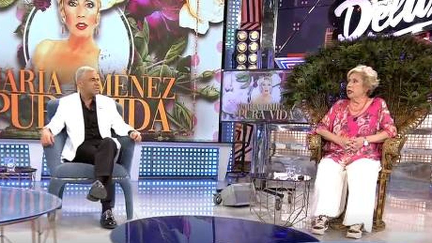 María Jiménez en 'Sábado Deluxe'. (Mediaset)