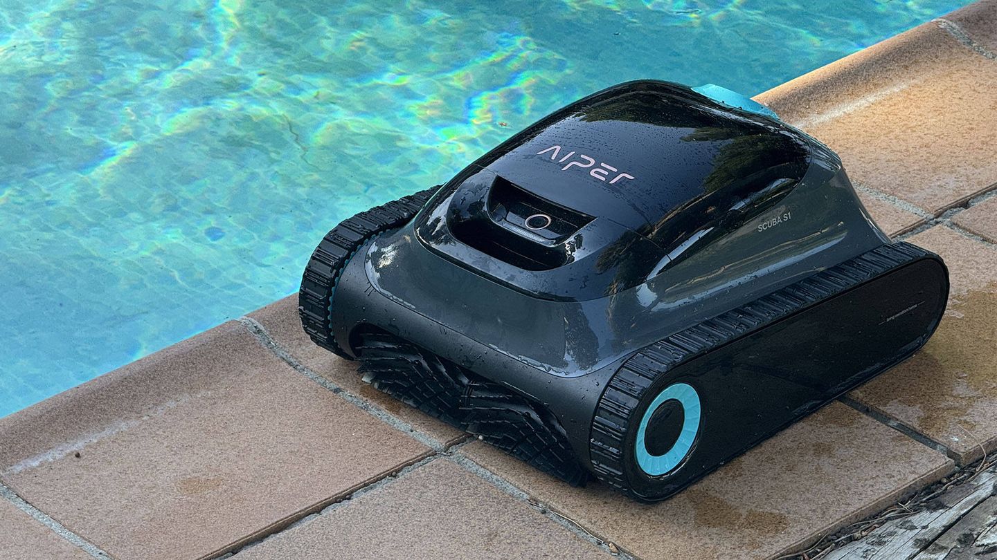 Robot limpiafondos para piscinas Aiper Scuba S1.