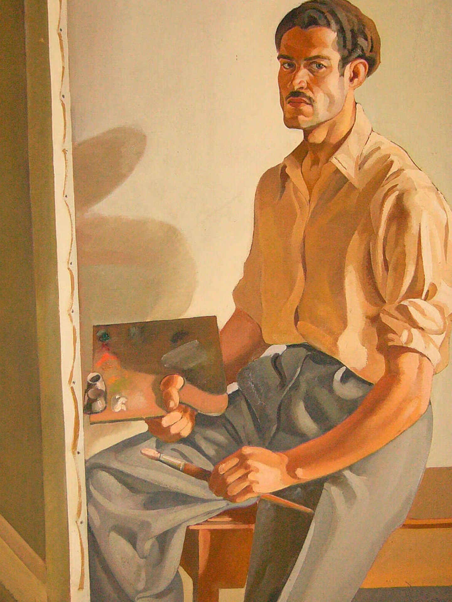 'Autorretrato' de 1942. (Miguel Pérez Aguilera)