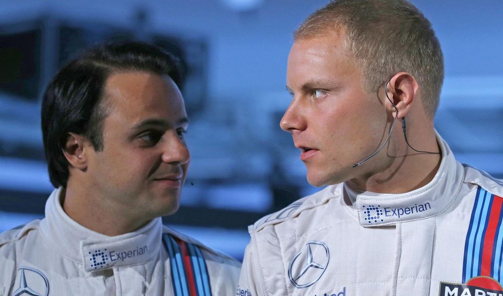 Felipe Massa y Valteri Bottas. (Reuters)