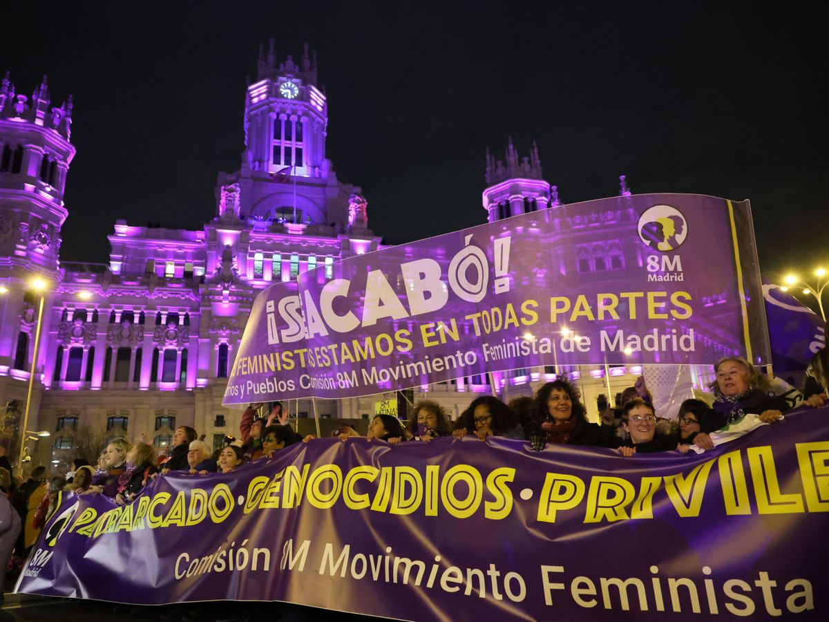 Foto: Manifestación en Madrid contra la prostitución. (EFE/Kiko Huesca)