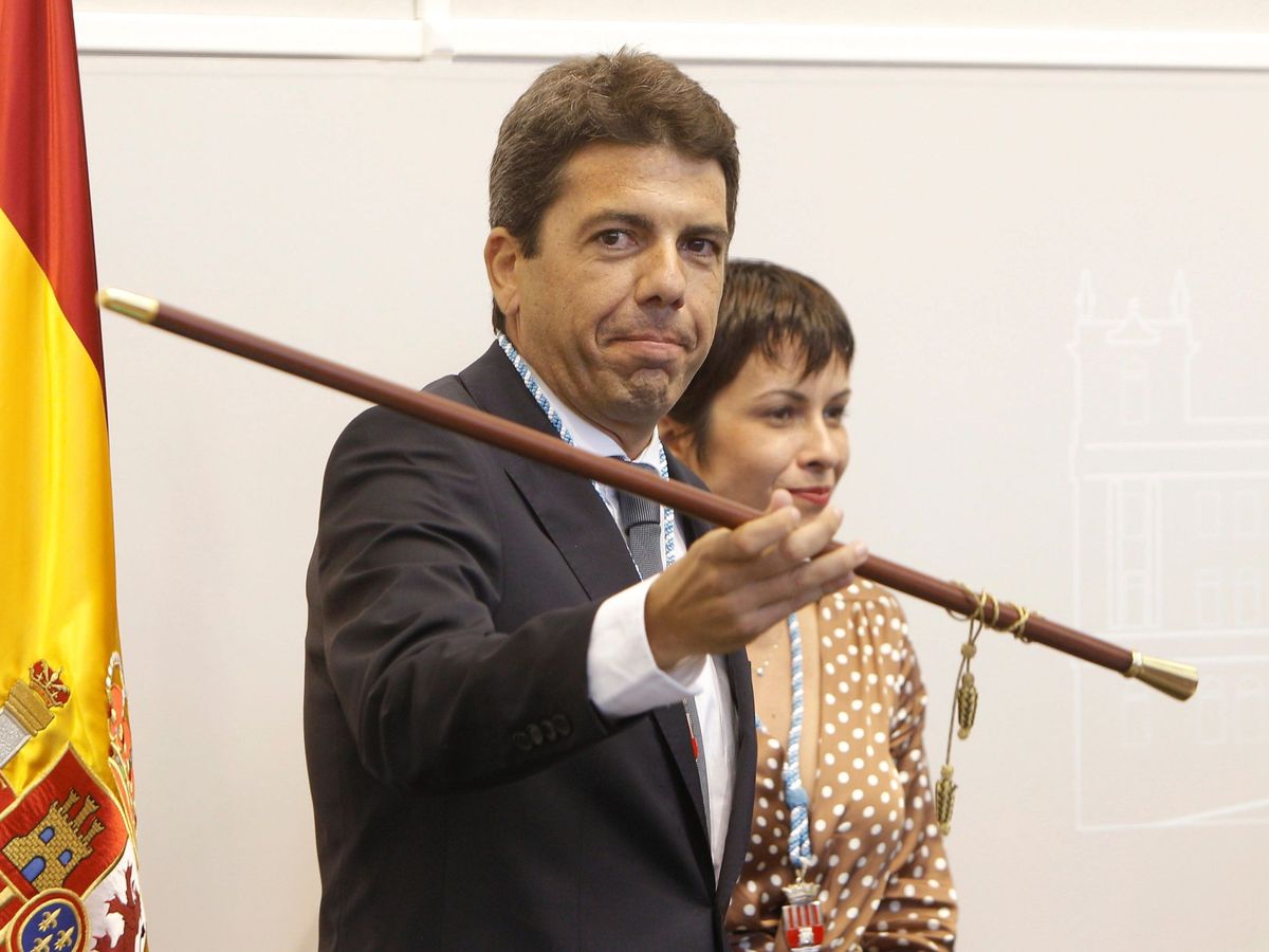 Foto: Carlos Mazón, cuando fue elegido presidente de la Diputación de Alicante en 2019. (EFE)