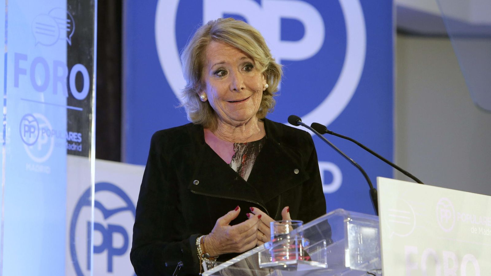 Foto: La presidenta del PP de Madrid, Esperanza Aguirre (Efe)