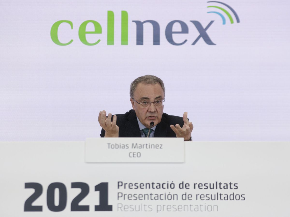 Foto:  El consejero delegado de Cellnex, Tobías Martínez. (EFE/Quique García)