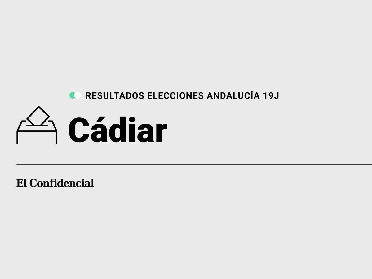 Foto: Resultados en Cádiar, Granada, de las elecciones de Andalucía 2022 este 19-J (C.C./Diseño EC)