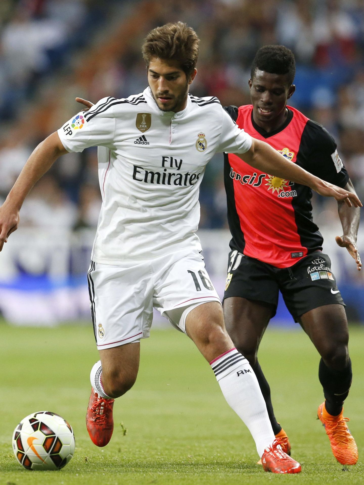 El último partido de Lucas Silva con el Real Madrid fue el 29 de abril de 2015 contra el Almería. (EFE)