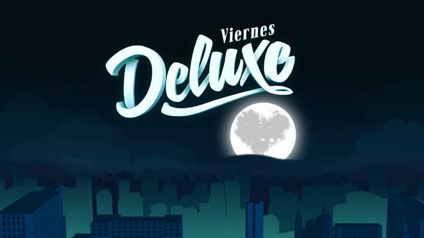Logotipo de 'Viernes Deluxe'. (Mediaset)