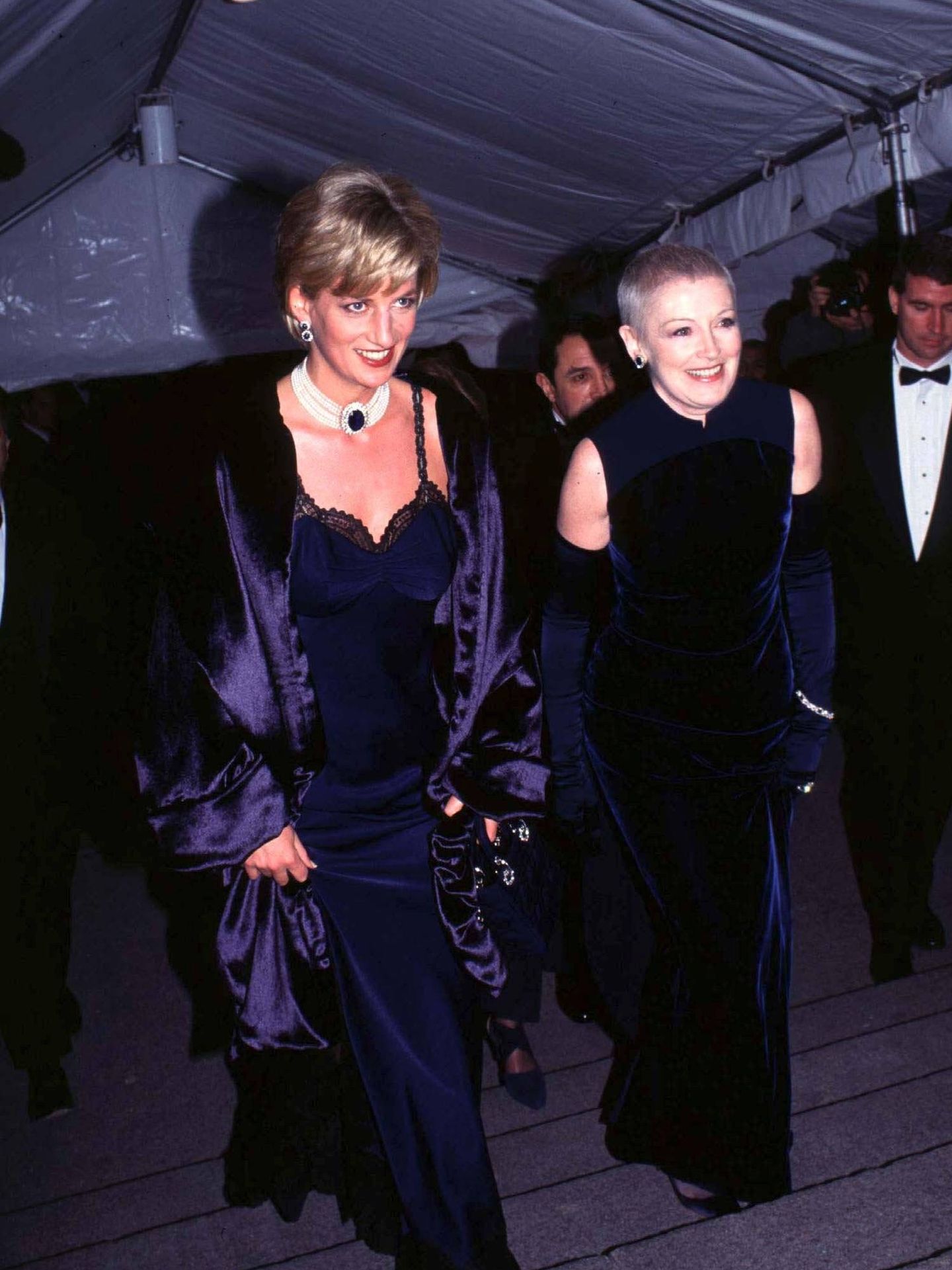 Diana, en la gala del MET de Nueva York de 1996. (Cordon Press)