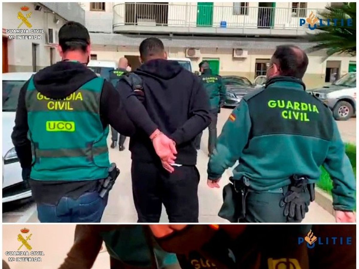 Foto: Un triple golpe de la guardia civil acabó con el mayor alijo de cocaína rosa. (Guardia Civil)