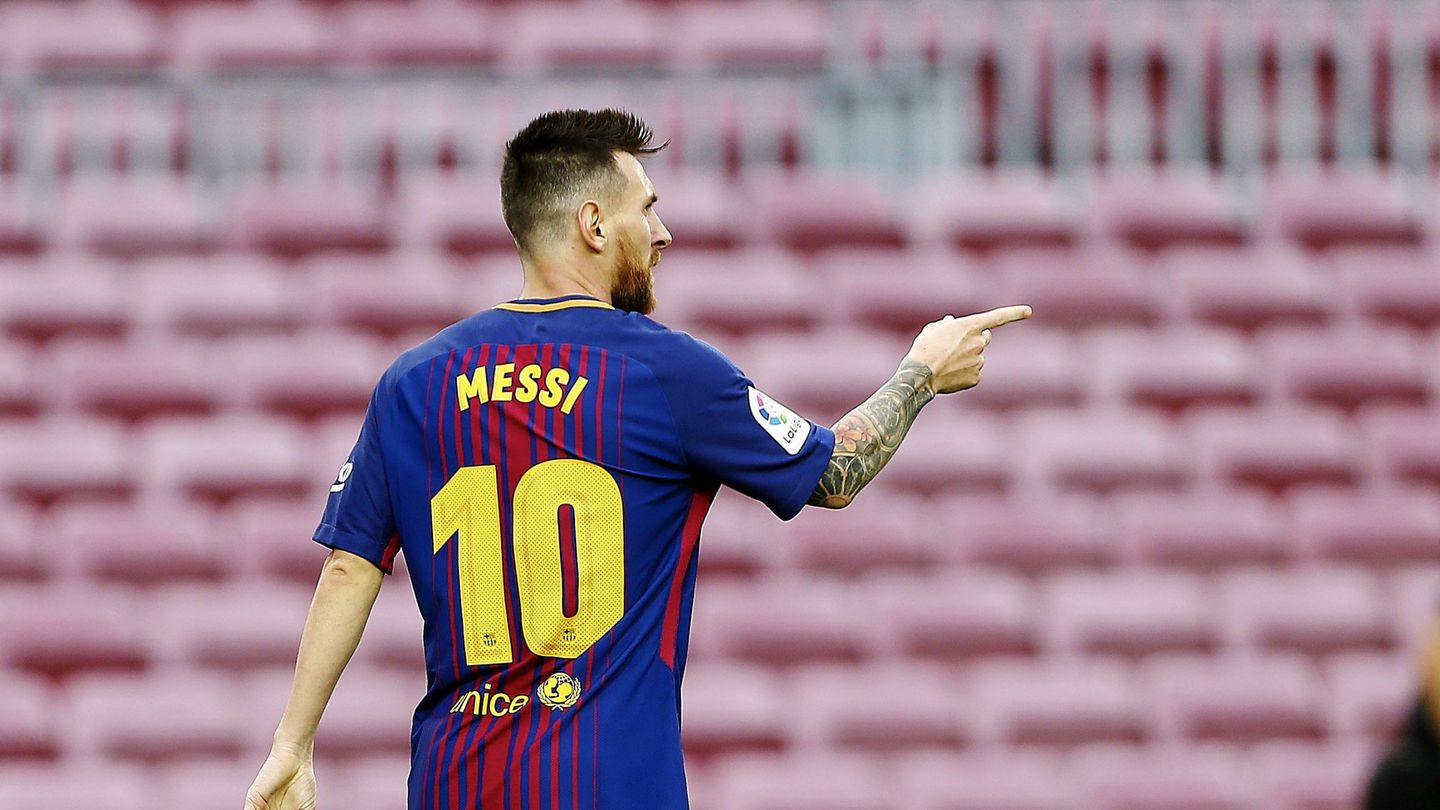 Messi marcó el segundo y el tercer gol. (EFE)