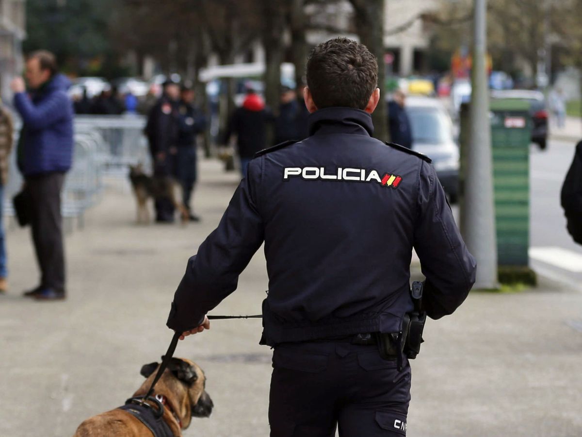Foto: Agente de la Policía Nacional en Gijón. Foto: Efe