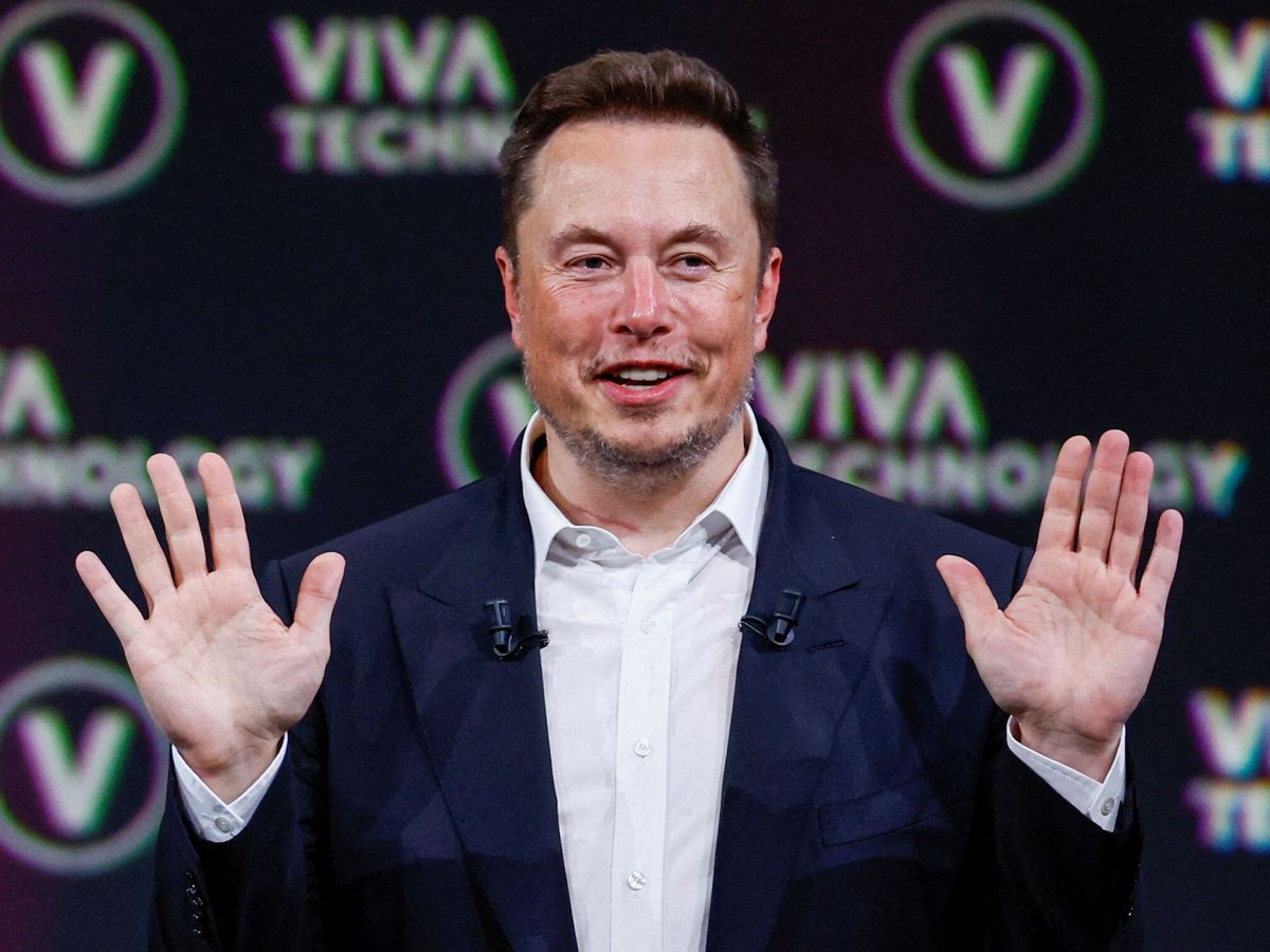 Foto: Elon Musk en la conferencia de Viva Technology (REUTERS / Gonzalo Fuentes)