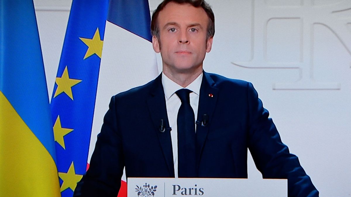 Macron se presenta oficialmente como candidato para un segundo mandato
